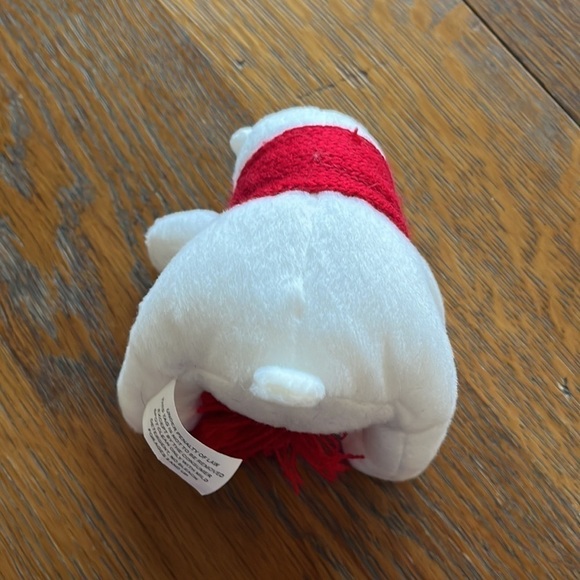 Coca-Cola bear white with red scarf approximately 3 1/2” tall - Picture 7 of 10